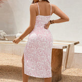 Robe de maternité Robe Florale Midi Éclat d’Été