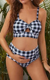 Bikini Grossesse à Carreaux