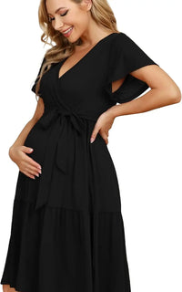Robe Courte de Grossesse Ample