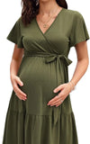 Robe Courte de Grossesse Ample