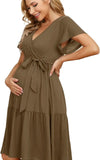 Robe Courte de Grossesse Ample