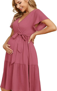 Robe Courte de Grossesse Ample