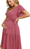 Robe Courte de Grossesse Ample