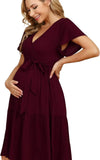 Robe Courte de Grossesse Ample
