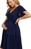 Robe Courte de Grossesse Ample