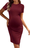 Robe Courte de Grossesse Été