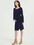 Sweater Dress Navy Haven Knit