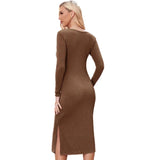 Robe de maternité Épure Côtelée