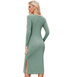 Robe de maternité Épure Côtelée