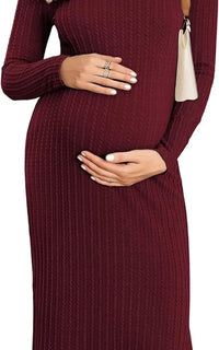 Robe de Grossesse Manche Longue