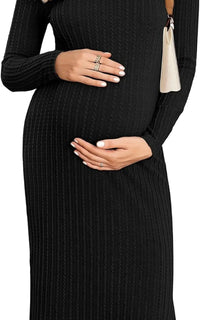 Robe de Grossesse Manche Longue