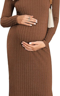 Robe de Grossesse Manche Longue