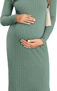 Robe de Grossesse Manche Longue