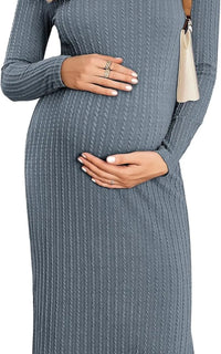 Robe de Grossesse Manche Longue