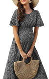 Robe de Grossesse Manches Courtes