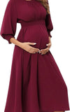 Robe de Grossesse Manches Courtes