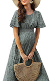 Robe de Grossesse Manches Courtes