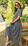 Robe de Grossesse Manches Courtes