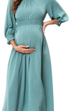 Robe de Grossesse Manches Courtes