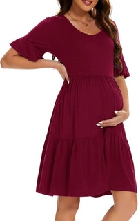 Robe de Grossesse mi Longue