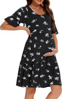 Robe de Grossesse mi Longue