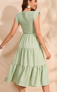 Robe de Grossesse Plissée