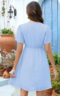 Robe de Grossesse à Pois