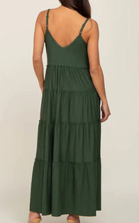 Robe de Grossesse Verte