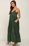 Robe de Grossesse Verte