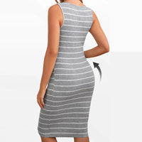 Robe de maternité Élia Rayée
