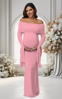 Robe de Soirée Longue Grossesse