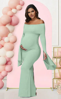 Robe de Soirée Longue Grossesse
