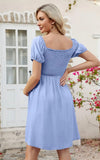 Robe Grossesse Bleu Ciel
