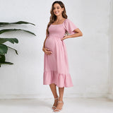 Robe de maternité Rosea Volant