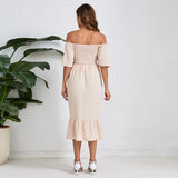 Robe de maternité Rosea Volant
