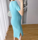 Robe enceinte Livia Côtelée