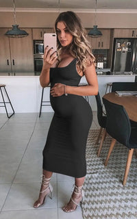 Robe Grossesse Fine Bretelle