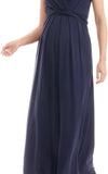 Robe Grossesse Habillée Bleue Marine