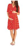 Robe Grossesse Été à Pois