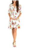 Robe Grossesse Été à Pois