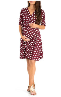 Robe Grossesse Été à Pois