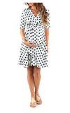 Robe Grossesse Été à Pois
