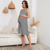 Robe de maternité Rayée Élia