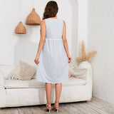 Robe de maternité Rayée Élia
