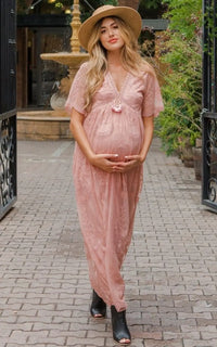 Robe Longue Dentelle Grossesse
