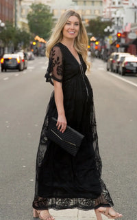Robe Longue Dentelle Grossesse
