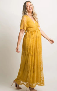 Robe Longue Dentelle Grossesse