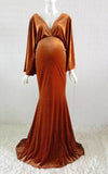 Robe photo grossesse velours