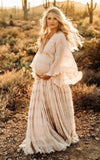 Robe Shooting Grossesse Bohème en Mousseline