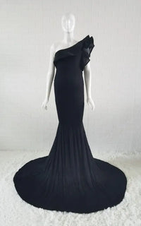 Robe Shooting Grossesse Noir Stretch